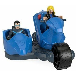 FISHER PRICE Imaginext DC Comics Nightwing & Transforming Cycle Boys Gift Toys