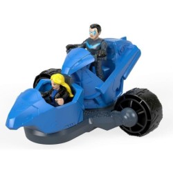 FISHER PRICE Imaginext DC Comics Nightwing & Transforming Cycle Boys Gift Toys