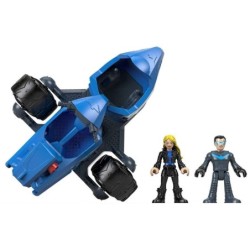 FISHER PRICE Imaginext DC Comics Nightwing & Transforming Cycle Boys Gift Toys