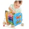 Wooden Activity Cube Xylophone Rope Shape Sorting Kids Education Learning Toys