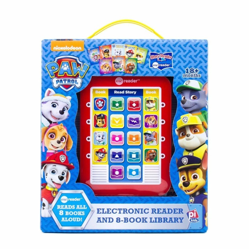 Nickelodeon Paw Patrol Electronic Story Me Reader & 8 Book Library Gift Kids