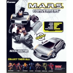 CYBOTRONIX MARS Converters Accelerator  Action Figure Robot Transform to Car