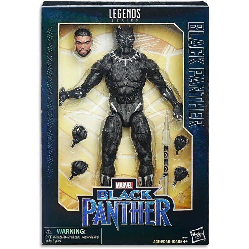 Marvel Legends Series Black Panther Deluxe Collector Action Figure 12 Inches Toy