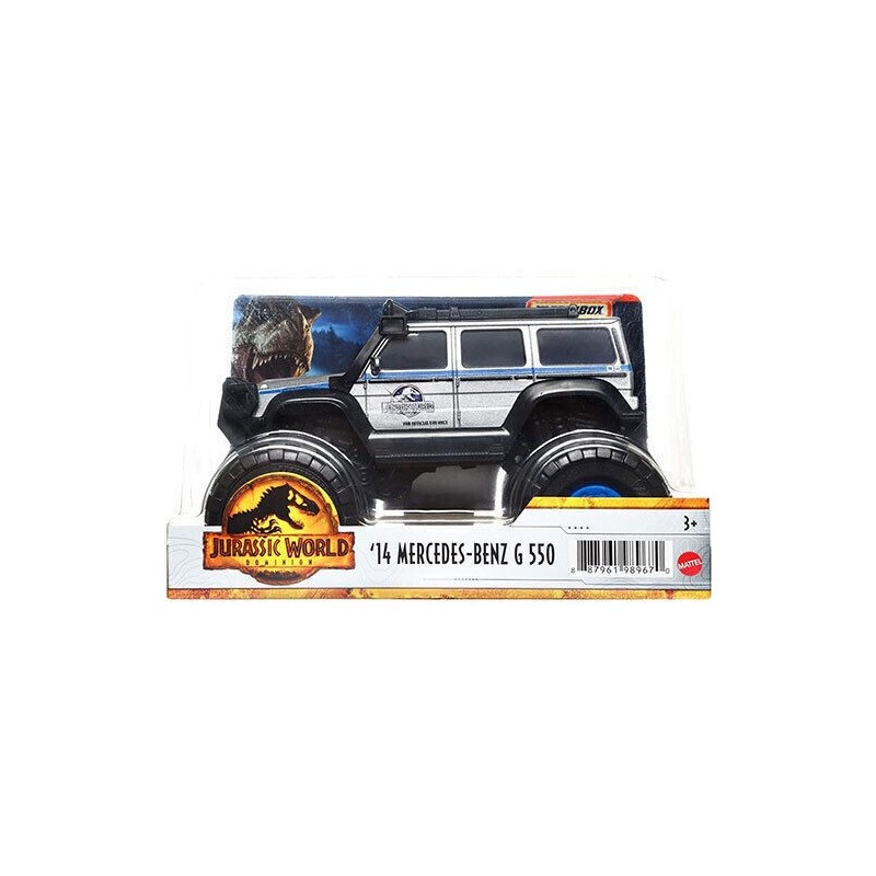 Matchbox Jurassic World Dominion '14 MERCEDES-BENZ G 550 1:24 Trucks Toy Vehicle