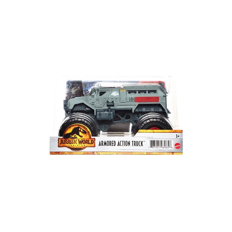 Matchbox Jurassic World Dominion ARMORED ACTION TRUCK 1:24 Trucks Toy Vehicle