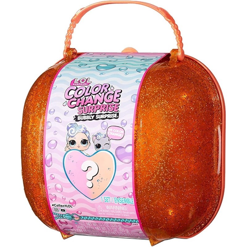 LOL Colour Change Bubbly Surprise ORANGE Exclusive Doll & Pet Limited Edition