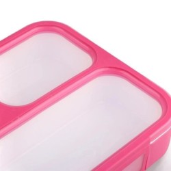 Pink Leakproof Bento Lunch Box 1000ML Meal Prep Storage BPA Free Microwavable