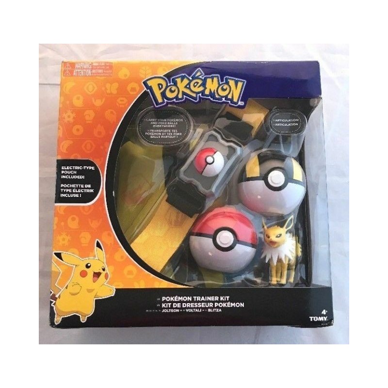 TOMY Pokemon Trainer Kit Jolteon Electric Game Toy Fight Gift Pretend Play Boys