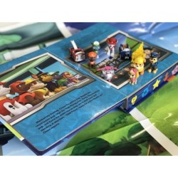 Nickelodeon Paw Patrol My Busy Books 10 Figurines Playmat Storybook Pretend Play