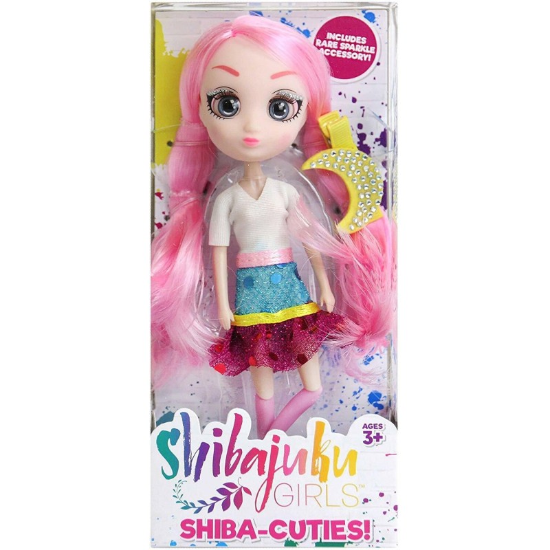 Shibajuku Girls Shiba-Cuties Suki Version 1 Mini Fashion Doll 6 Inches Gift Toy