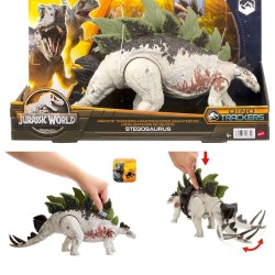 Jurassic World Dominion Gigantic Trackers Stegosaurus Attack Motion & Tracking