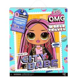 LOL Surprise OMG World Travel City Babe Fashion Doll 15 Surprises Girl Play Toys