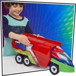 PJ Masks PJ Launching Seeker Preschool Toy Transforming Vehicle Playset