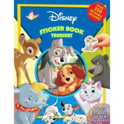 Disney Animals Classics Sticker Book Treasury 350 Reusable Stickers + Sparkle