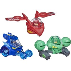 PJ Masks 3-in-1 Combiner Jet Combines 3 vehicles Cat-Car Gekko-Mobile Owl-Glider