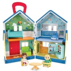 Cocomelon Kids Deluxe Family House Playset Toy Luxury 3+ Store n Go Carry Case