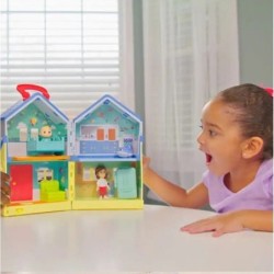 Cocomelon Kids Deluxe Family House Playset Toy Luxury 3+ Store n Go Carry Case