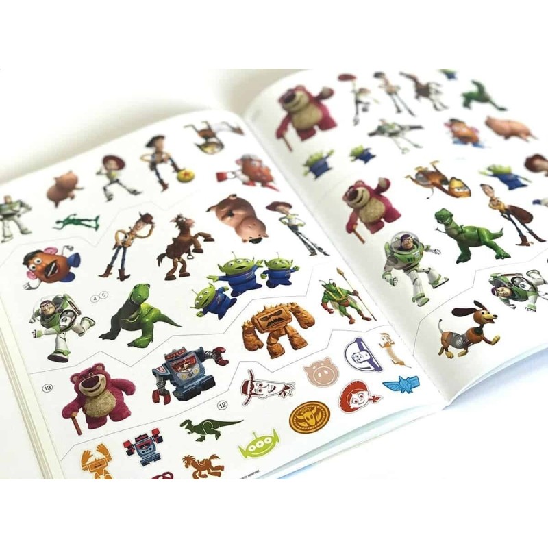 Disney Toy Story Sticker Book Treasury 350 Reusable Stickers + Sparkle Gift