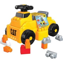 MEGA BLOKS Cat Build 'N Play Ride-On Building Set Blocks Storage Kid Toddler Toy