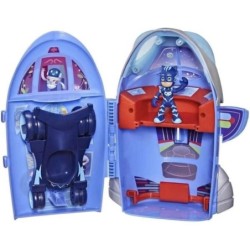 PJ Masks 2-in-1 HQ Playset Headquarters and Storage Rocket Catboy Cat-Car Car