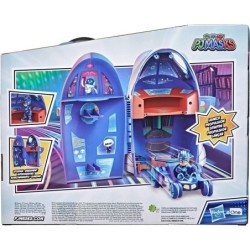 PJ Masks 2-in-1 HQ Playset Headquarters and Storage Rocket Catboy Cat-Car Car