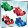 PJ Masks Animal Power Smash and Zoom Race Track Preschool Toy with 4 Cars Play