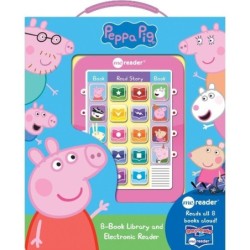 Peppa Pig Me Reader 8 Board Books Library Look & Find Electronic Reader Kids