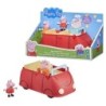 Peppa Pig Adventures Peppa's Family Red Car Playset Vehicle Sounds Mummy Figures