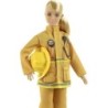 Barbie Doll You Can Be Anything Firefighter Playset Blonde Puppy Deluxe Career