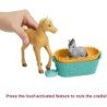 Spirit Foal Nursery Playset with Lucky Doll Caretaking Area Cradle Bunny Crate