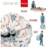 Play&Go Toy Storage Bag Paris Map Playmat Double Printed Reversible 140cm Large