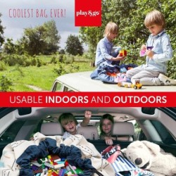 Play&Go - Toy Storage Bag - L.A. Roadmap Playmat Double Reversible 140cm Large