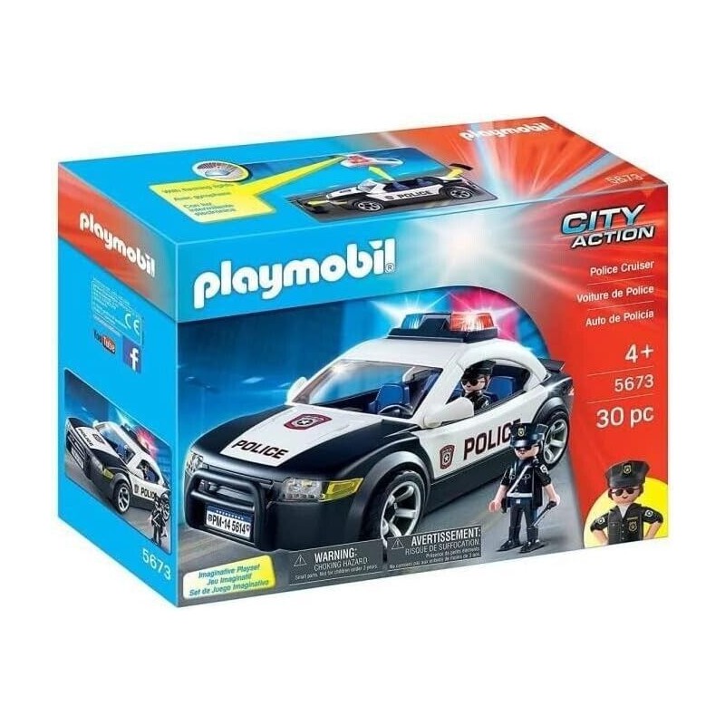 PLAYMOBIL 5673 Police Car City Action Ages 4+ New Toy Boys Girls Play Jeep Gift