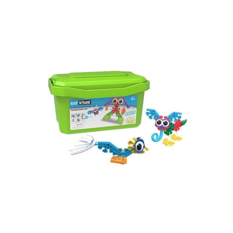 Kid K'Nex - Budding Builders 50 Model Building Tub 100pcs Motor Skill