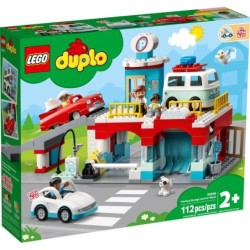 LEGO Duplo 10948 Parking Garage and Car Wash 2+ Toddler Toys 112pcs