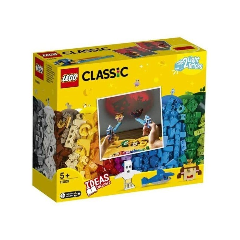 Lego Classic Bricks and Lights 11009 Building Toy Set 441 pcs Storytelling Gift