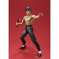 Bandai Tamashii Nations Bruce Lee S.H.Figuarts Action Figure 4 Faces 5.5 Inches