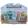 Minecraft Snow Showdown Stray & Alex in Enchanted Armor 3.5in 2 Pack Comic Maker