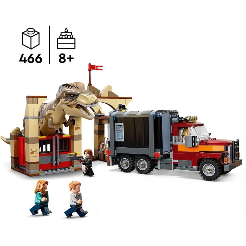 LEGO Jurassic World 76948 T. rex & Atrociraptor Dinosaur Breakout Dino ...