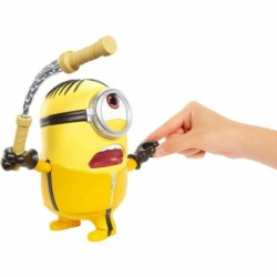 Minions The Rise of Gru Mighty Stuart With Kung Fu Action Figure with Sound 18cm