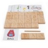 Wooden Montessori Alphabet Tracing Board Single Flash Card Educational Toys