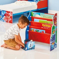 Licensed PJ Masks Kids Sling Bookcase Bedroom Book Storage Shelf Wood Boys