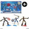 Marvel Avengers Bend And Flex Taskmaster Vs Iron Man & Captain America Toy Gift