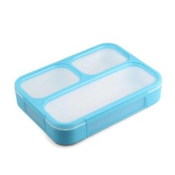 Leakproof Bento Lunch Box Pink 1000ML + Green 540ML BPA Free Microwavable