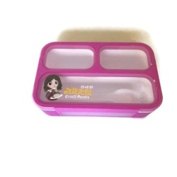 Leakproof Bento Lunch Box Pink 1000ML + Pink 540ML BPA Free Microwavable