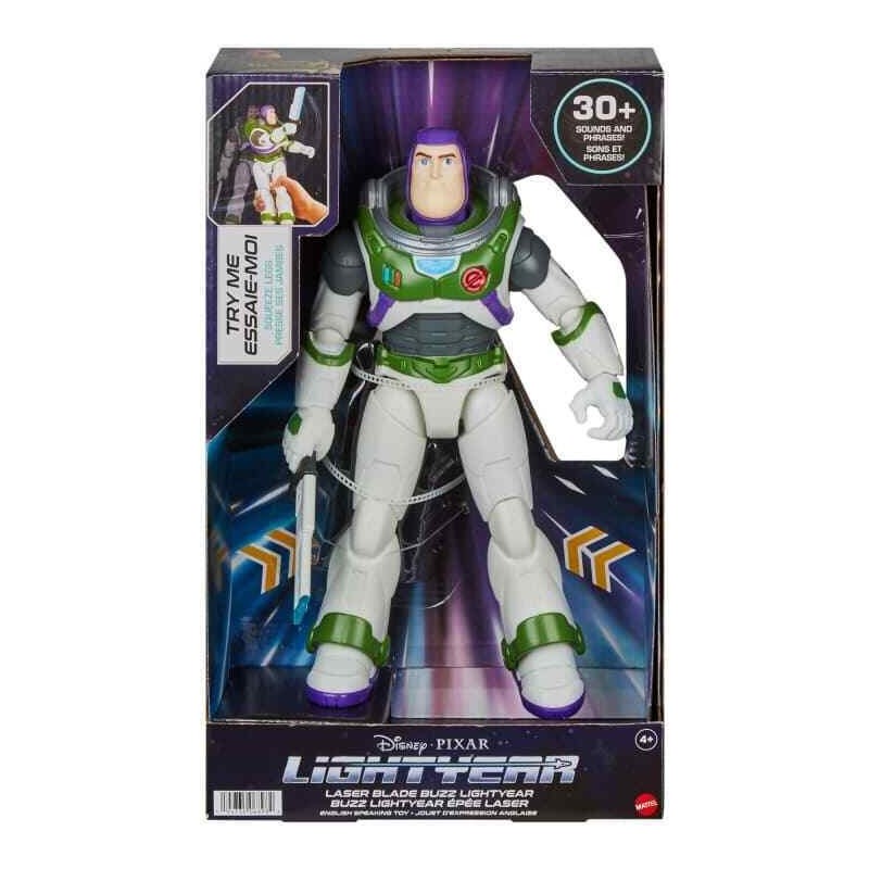 Lightyear Laser Blade Buzz 11.5" Figure Light up Sword + 30 Sounds Toy Kid Gift