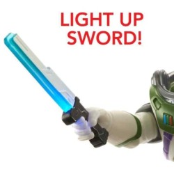 Lightyear Laser Blade Buzz 11.5" Figure Light up Sword + 30 Sounds Toy Kid Gift