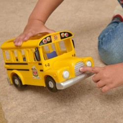 CoComelon Musical Yellow School Bus & JJ Figurine Plays ‘Wheels on The Bus’ Toy