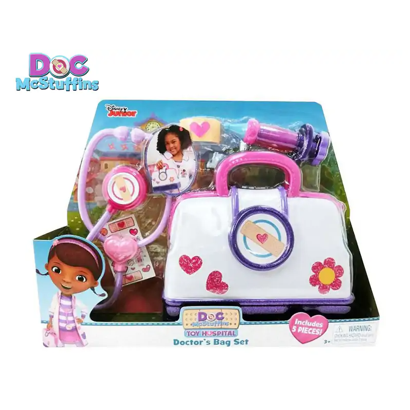 Disney Junior Doc McStuffins Doctor Bag Set Ages 3+ Toy Nurse Hospital Play Gift