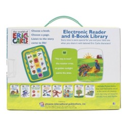 World of Eric Carle Electronic Me Reader Jr & 8 Book Library 6 months + Baby Toy